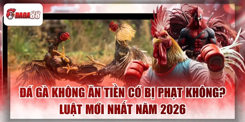 Đá Gà Không Ăn Tiền Có Bị Phạt Không? Luật Mới Nhất Năm 2026