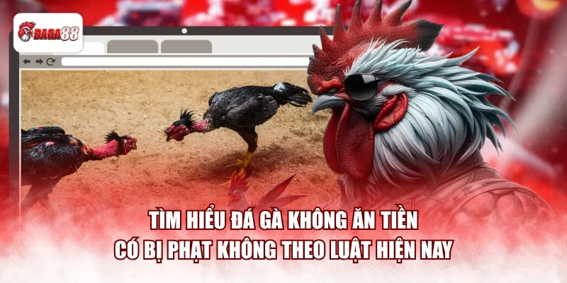 Tìm hiểu đá gà không ăn tiền có bị phạt không theo luật